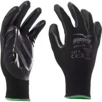 Pracovní oblečení GIONNY SKILL N2 rukavice povrstvené černé - 10