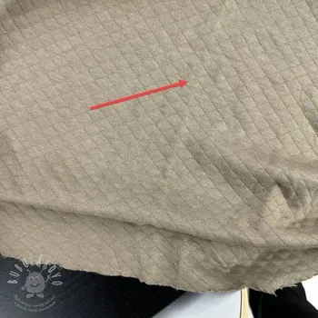 Teplákovina prošev dark taupe II.třída