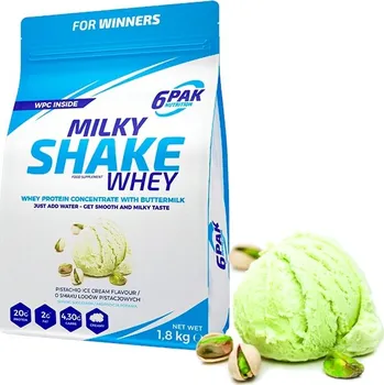 Protein Protein BALENÍ 6 KUSŮ Nutrition Milky Shake Whey 1800 g pistáciová WPC