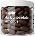 Vilgain Mandle v čokoládě –⁠ čerstvé a super křupavé ořechy, pořádná vrstva čokolády, bez leštících látek - hořká čokoláda 250 g