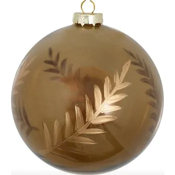 Vánoční ozdoba GreenGate Vánoční ozdoba Mozy Brown Gold Large