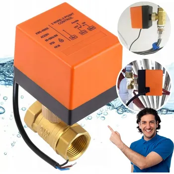 Ventil KULOVÝ ELEKTROMAGNETICKÝ VENTIL 3/4" S POHONEM 220V, pohon 12, DN25, ventil na vodu