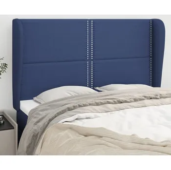 Ložnice Čelo postele typu ušák modré 147x23x118/128 cm textil IM_3117820