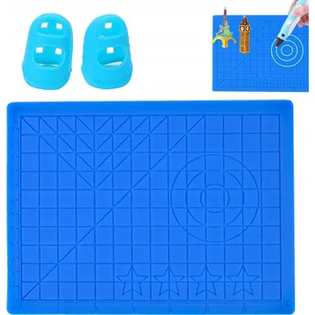 FORMA SILIKONOVÁ PODLOŽKA PODLOŽKA ŠABLONY SADA PRO PROPISKA 3D 15x20 cm
