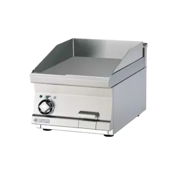 Kuchyňský gril RM GASTRO Grilovací deska 40x45 elektrická chromovaná hladká bez podestavby 400 V | RM - FTLT-64ETS