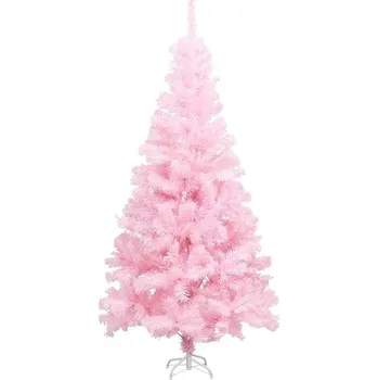 Vánoční stromek Růžový umělý vánoční stromeček ve více velikostech-210 cm-ový