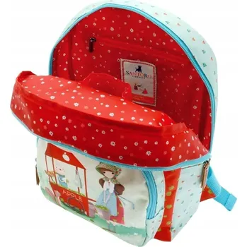 Školní batoh jednokomorový školní batohy aktovky pro dívky taška Santoro vícebarevný