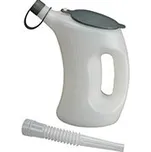 PRESSOL Odměrná nádoba, s víkem-FLA-PE, čirá, 1 l 07 621