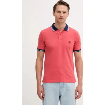 Pánské tričko Polo tričko United Colors of Benetton 3F9HU302E červená 33X, vel. S