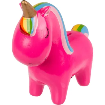 Pokladnička Pokladnička jednorožec Unicorn s duhovou hřívou XL 19cm