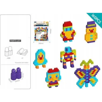 ostatní stavebnice Stavebnice 160dílů /Merkpol