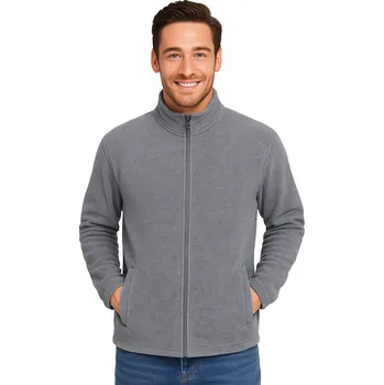 Zdravotnický oděv šedý medicínská fleecová bunda (S)