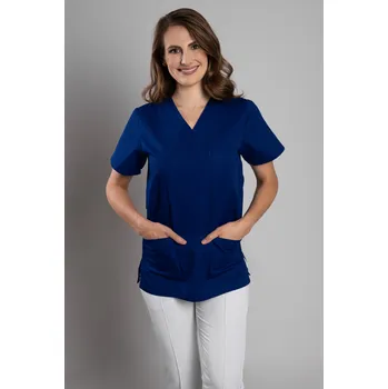 Zdravotnický oděv Zdravotnická halena INFINITE Flex Virginia - modrá Velikost: S