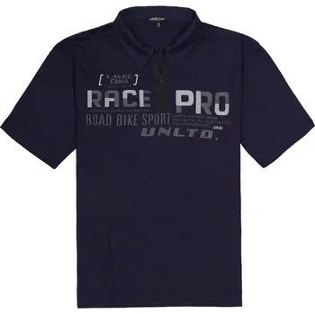 LAVECCHIA polokošile pánská LV-2030 tmavě modrá 8XL