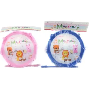 Hudební nástroj pro děti Plastový bubínek pro děti s paličkami