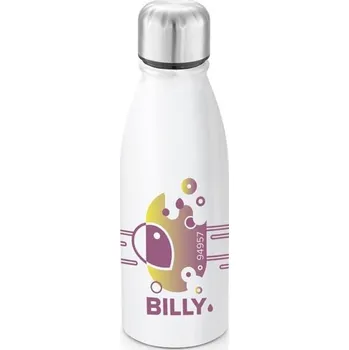 Láhev BILLY. Hliníková láhev sublimační s nerezovým uzávěrem 500 ml