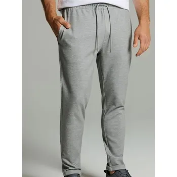 Sinsay - Dresové kalhoty z strukturované pleteniny - šedá - 031EV-09M - 031EV-09M-2XL