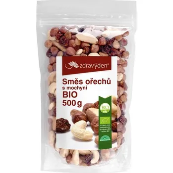 Zdravý den Směs ořechů s mochyní BIO 500g