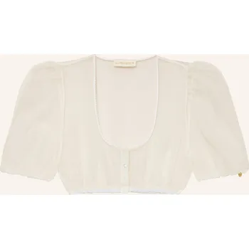 Dámská halenka Alpenherz Dámská Dirndl Halenka Sarah S&nbsp;Hedvábím, bílá, 36