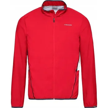 Pánská mikina SPORTOVNÍ MIKINA PÁNSKÁ HEAD CLUB JACKET RED MEN M
