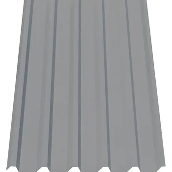 Plech Trapezový plech SAT 35 polyester 0,5 šedobílá RAL9002