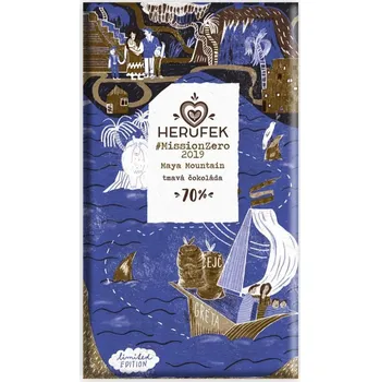 Čokoláda Herůfek Čokoláda tmavá 70% single origin Maya Mountain Cacao #MissionZero 2020 BIO, 50g