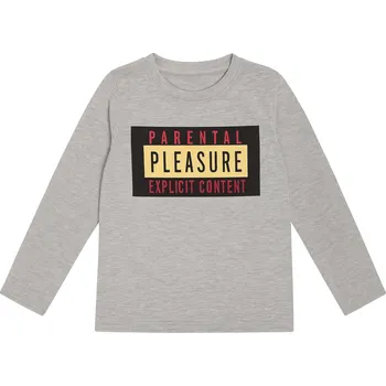 xcena Bavlněné trička šedé s potiskem Velikost: 146