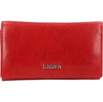 Peněženka Lagen Dámská kožená peněženka LG-22151 červená