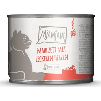 Krmivo pro kočku 6x200g MjAMjAM - srdíčka