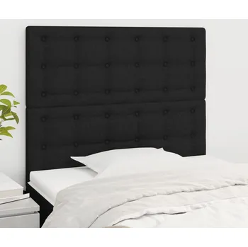 Čelo postele černé 90x5x118/128 cm látkové IM_3116750