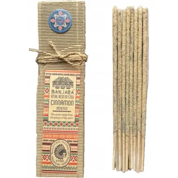 Vonná tyčinka Vonné tyčinky s pryskyřicí pro rituály - skořice, 8 ks Banjara