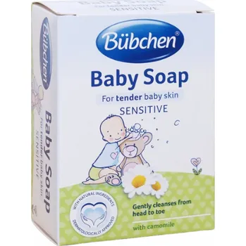 Zdraví Bübchen Baby mýdlo 125 g (Je ideální pro časté mytí pokožky kojenců a malých dětí.)
