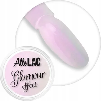 Prášek Ozdoby Na Nechty ALLELAC Glamour Effect Purple Fialový Č. 4