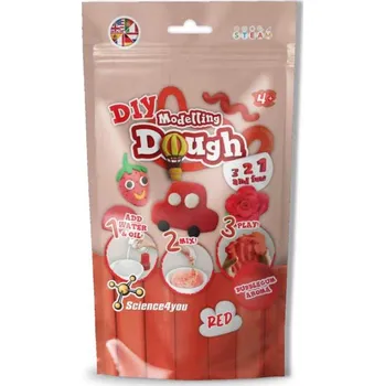 kreativní sada Výroba vlastní Červené plastelíny Science4you - Red Dough Bag 4+