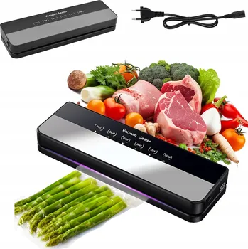 Vakuovačka Černá vakuová balička potravin 35,6 x 11 x 5,5 cm