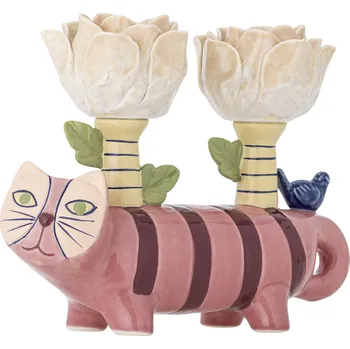 Bytová dekorace Bloomingville, Svícen na klasickou svíčku Missy, dvojitý - Formadore