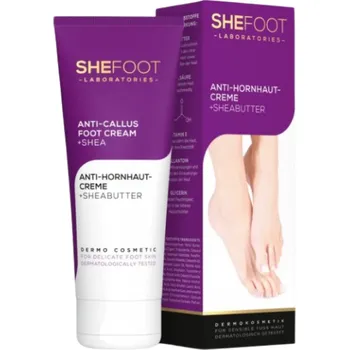 Kosmetika na nohy SheFoot Krém proti mozolům s bambuckým máslem 75 ml (Vhodné jako součást domácí péče o pokožku nohou)