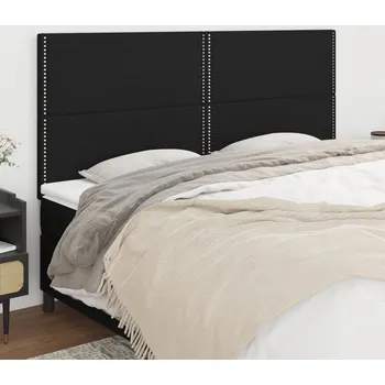 Čelo postele černé 180x5x118/128 cm látkové IM_3116208