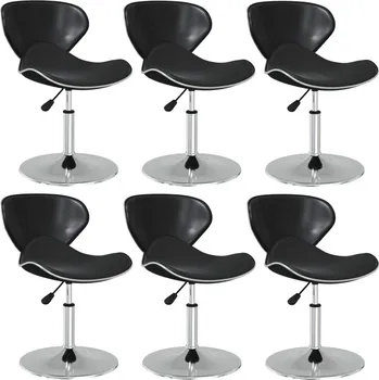 Jídelní židle Jídelní židle 6 ks černé umělá kůže IM_3088586