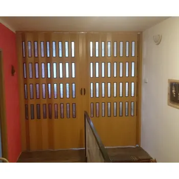 Interiérové dveře PETROMILA dvoukřídlé shrnovací dveře s šířkou do 362cm ODSTÍN: PŘÍPLATKOVÝ ( imitace dřeva ), prosklení: 3 ŘADY PROSKLENÍ, VÝŠKA: do 200cm, zavírání:… 5598/P/Z/3/DO