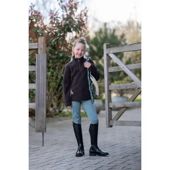 Jezdectví Dětské rajtky HKM -Mia- silikonový sed 98/104 šalvěj