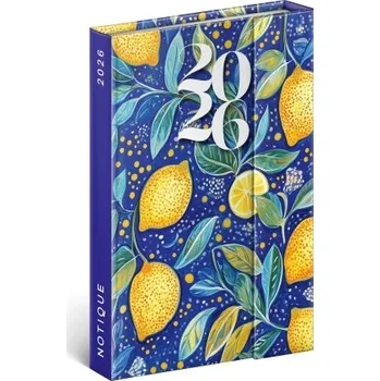 Diář Citrony magnetický týdenní mezinárodní diář B6 2026 PGD-35547-Z Nižší cena pro více kusů!