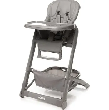 Jídelní židle 4BABY Icon Kojicí židle šedá