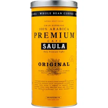 Káva Káva Saula Premium Original, zrno 500 g (100% Arabica kávové zrna)