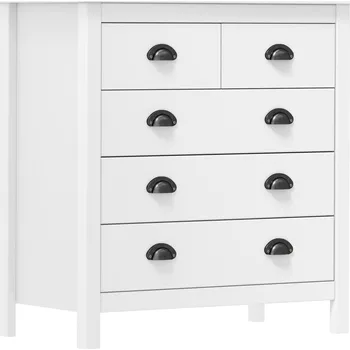 Příborník do zásuvky Příborník Hill bílý 79 x 40 x 80 cm masivní borové dřevo IM_288916