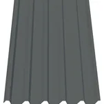 Satjam Trapezový plech SAT 35 polyester 0,7 stříbrná metalíza RAL9006