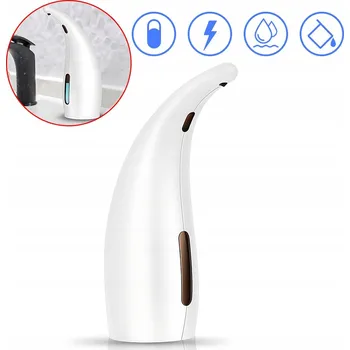 Dávkovač mýdla AUTOMATYCZNY DOZOWNIK BEZDOTYKOWY NA MÝDLO, GEL, DISPENZOR 300ML