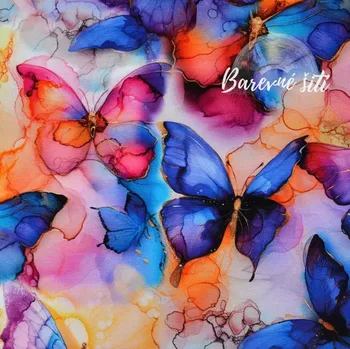 Úplet, Rozpití barevní motýlci (E) (Luxusní vzory z Turecka)