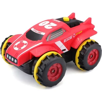 autíčko Maisto RC terénní auto Cyklone Aqua Tread - obojživelník, červená, 2,4GHz, 360°otočky