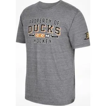 Oblečení a móda CCM Tričko Anaheim Ducks Prop Block Tee